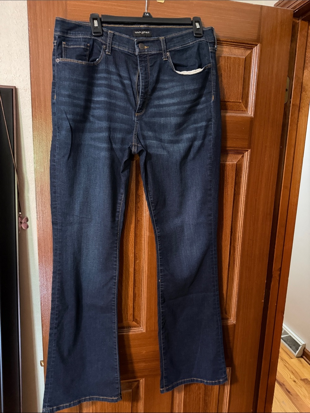 Banana Republic Dark Blue Wide Leg Jeans